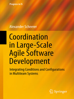 cover image of Coordination in Large-Scale Agile Software Development